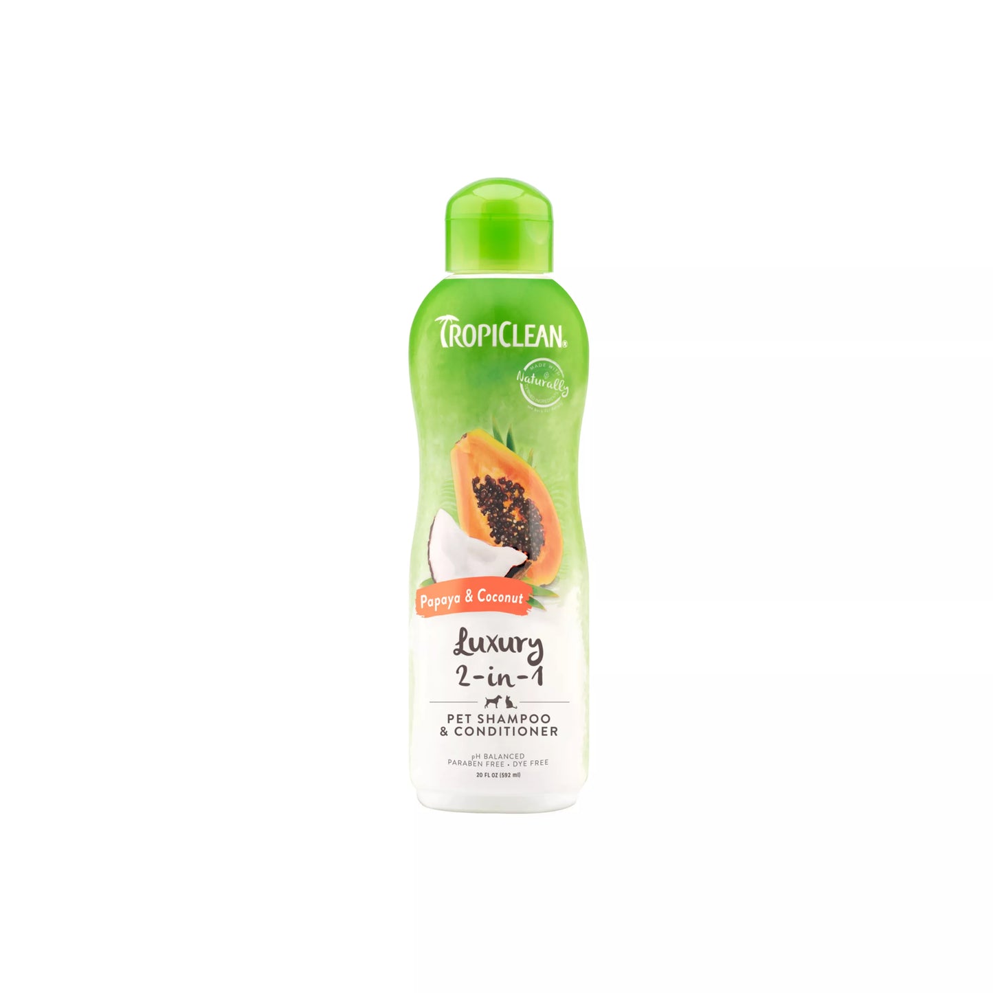 TropiClean® Papaya & Coconut Dog Shampoo & Conditioners