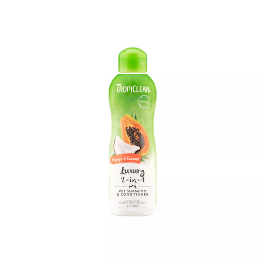 TropiClean® Papaya & Coconut Dog Shampoo & Conditioners