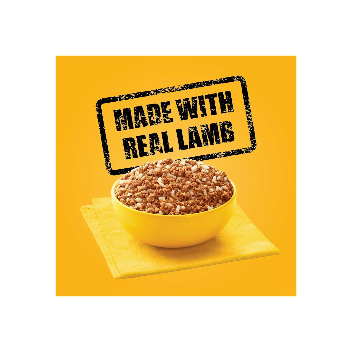 Pedigree Chopped Ground Dinner Puppy Wet Dog Food, Lamb & Rice, 13.2 oz. Can