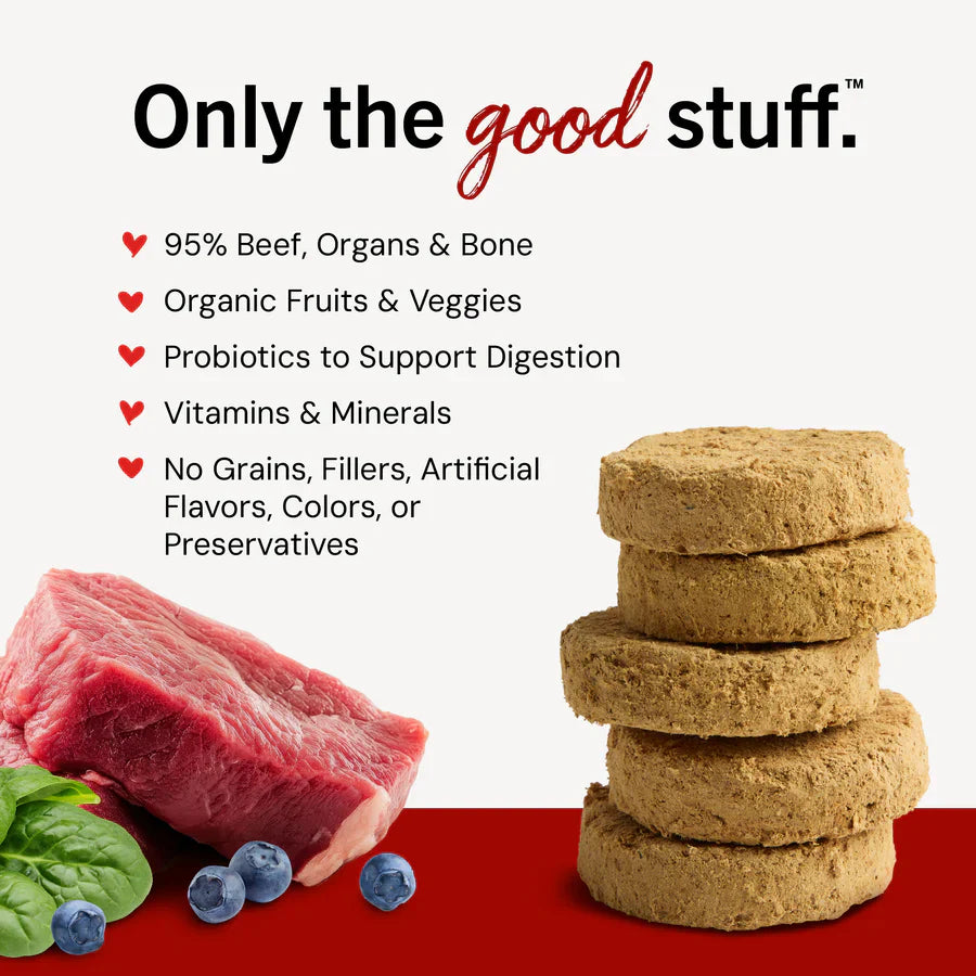 Stella & Chewy's Freeze Dried Raw Dinner Patties High Protein Super Beef Recipe Dry Dog Food