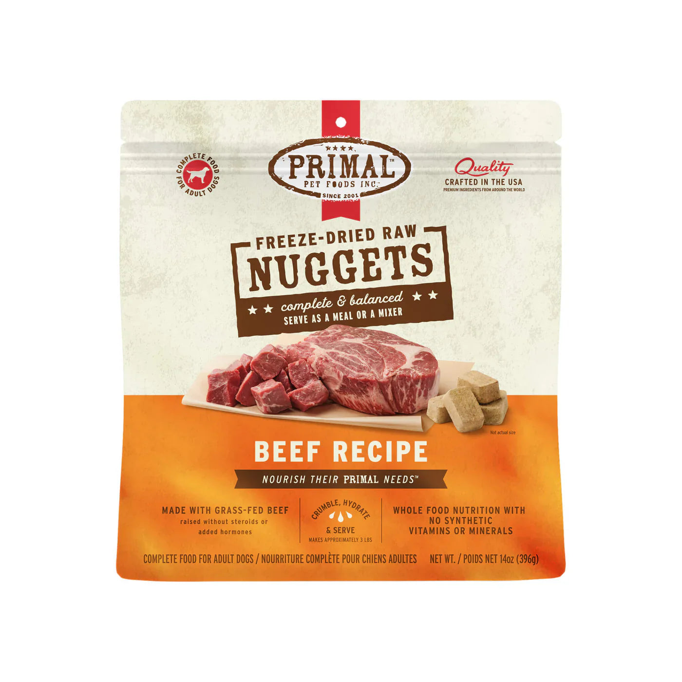 Primal Pet Foods Freeze-Dried Nuggets Dog Food