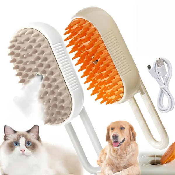 Pet Steam Brush,Cat Dog Hair Remover