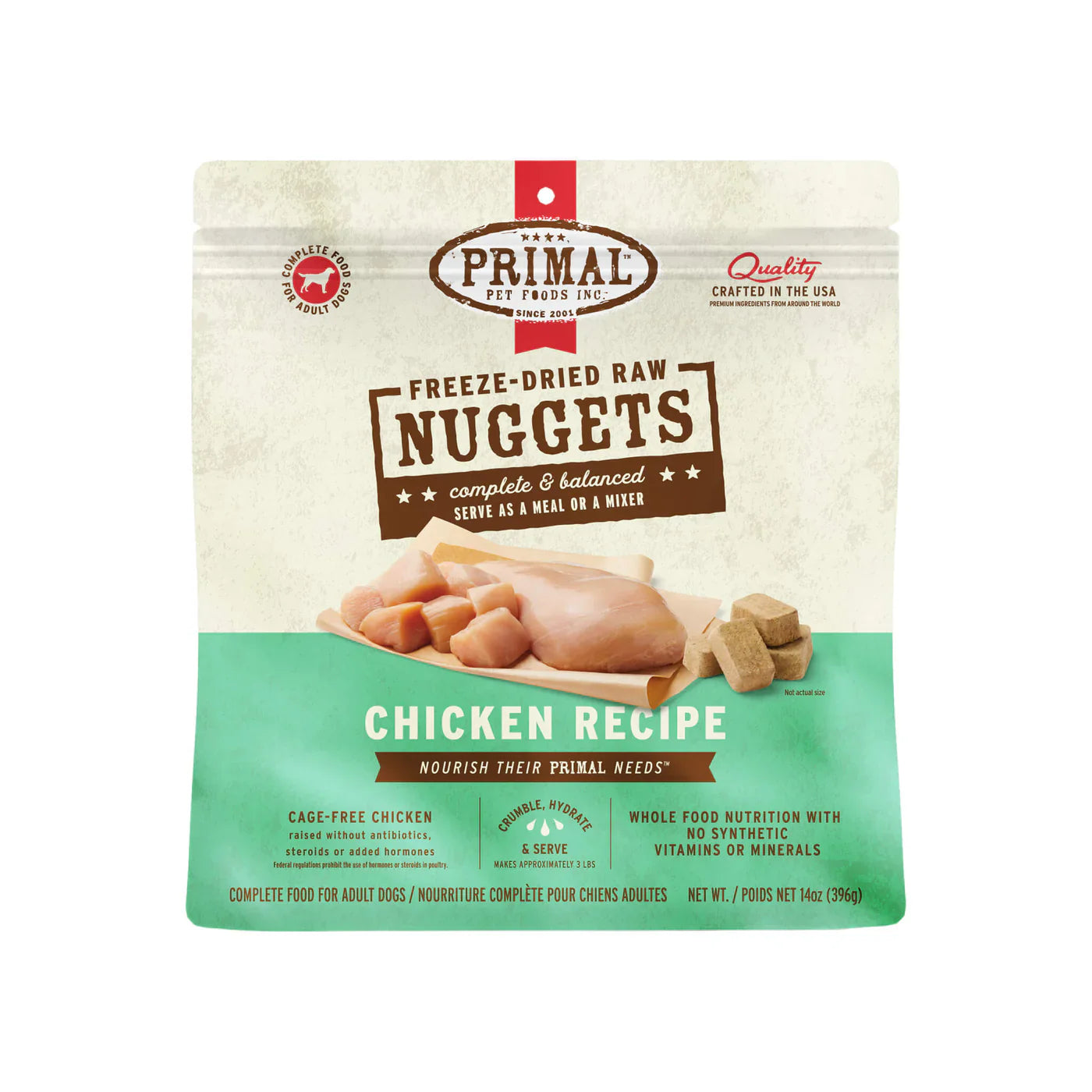 Primal Pet Foods Freeze-Dried Nuggets Dog Food
