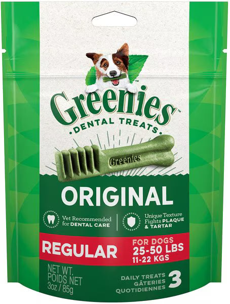 Greenies Regular Original Chicken Flavor Dental Dog Treats