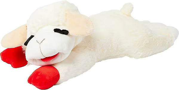 Multipet Lamb Chop Squeaky Plush Dog Toy