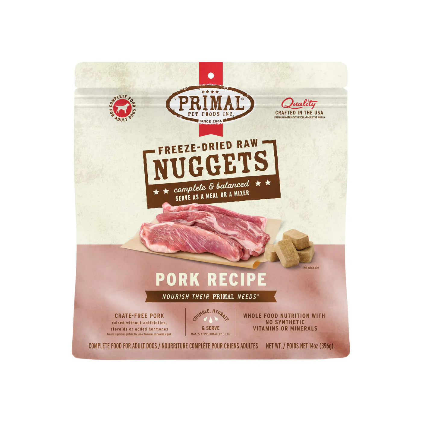 Primal Pet Foods Freeze-Dried Nuggets Dog Food