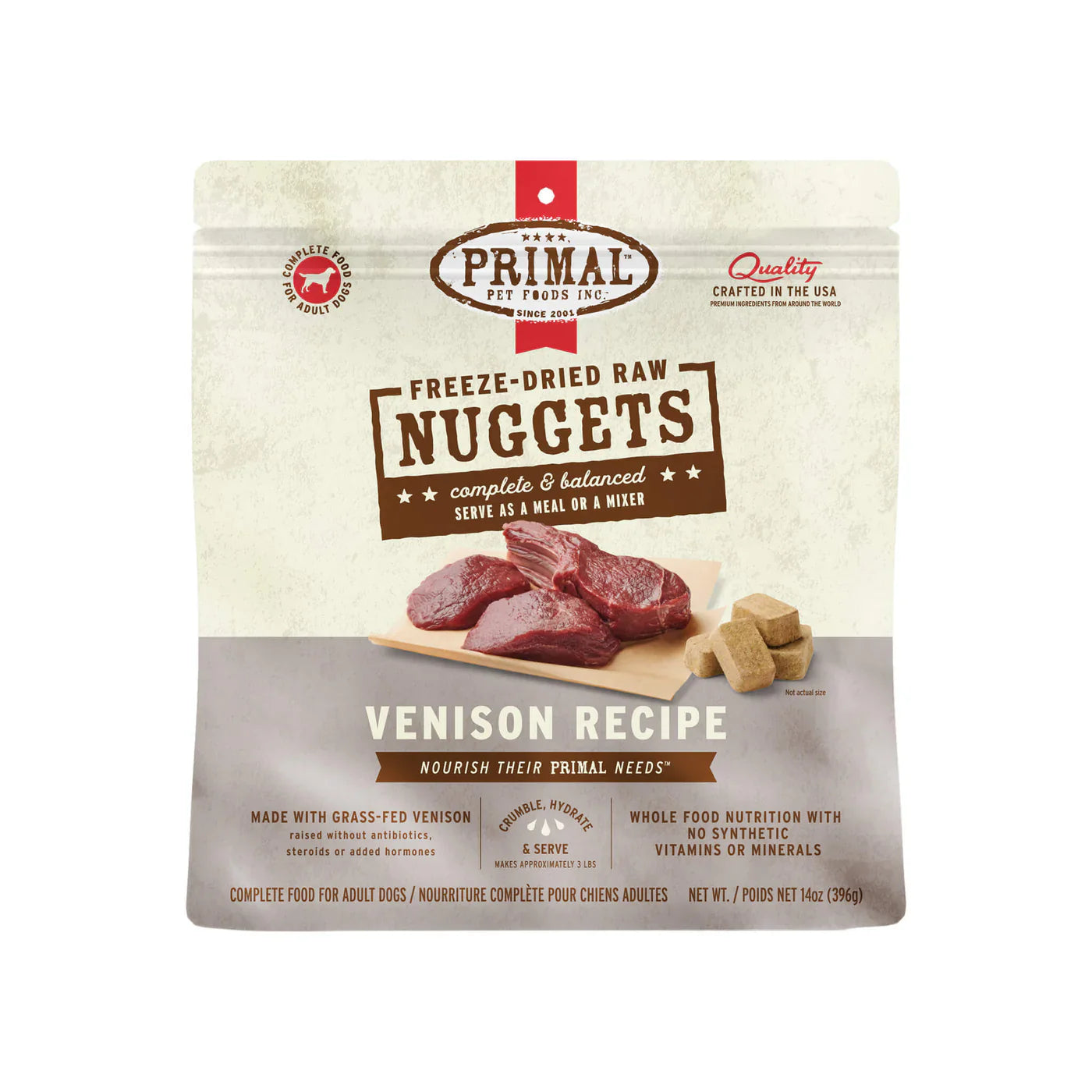 Primal Pet Foods Freeze-Dried Nuggets Dog Food
